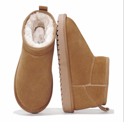 Hygra Genuine Suede Ankle Boots