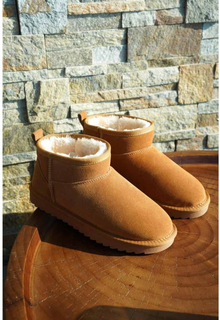 Hygra Genuine Suede Ankle Boots